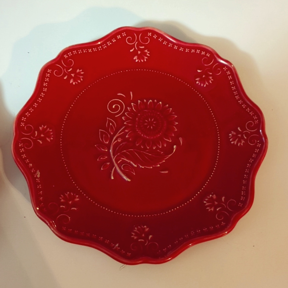 Set of Vera Bradley Sunflower Plates